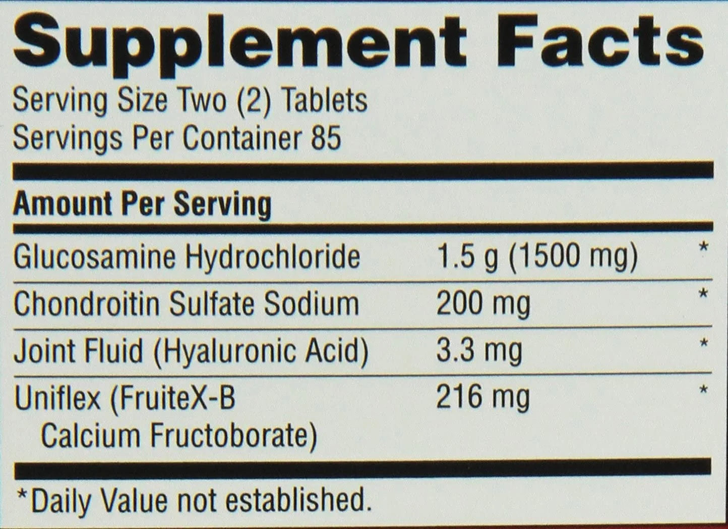 Move Free Advanced, 170 tablets - Joint Health Supplement with Glucosamine and Chondroitin