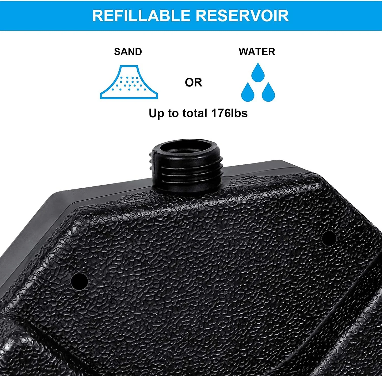 Heavy-Duty Cantilever Offset Umbrella Stand Weight Set - 4pcs - 20.28 - Secure your umbrella with style and ease!