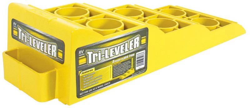 Yellow Tri-Leveler Raise Your RV Up To 3-7/8