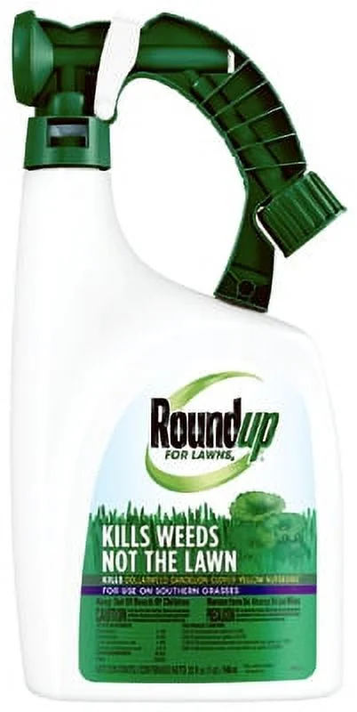 Roundup 32 OZ Ready To Spray Weed Killer For Use On Southern Grass, Each