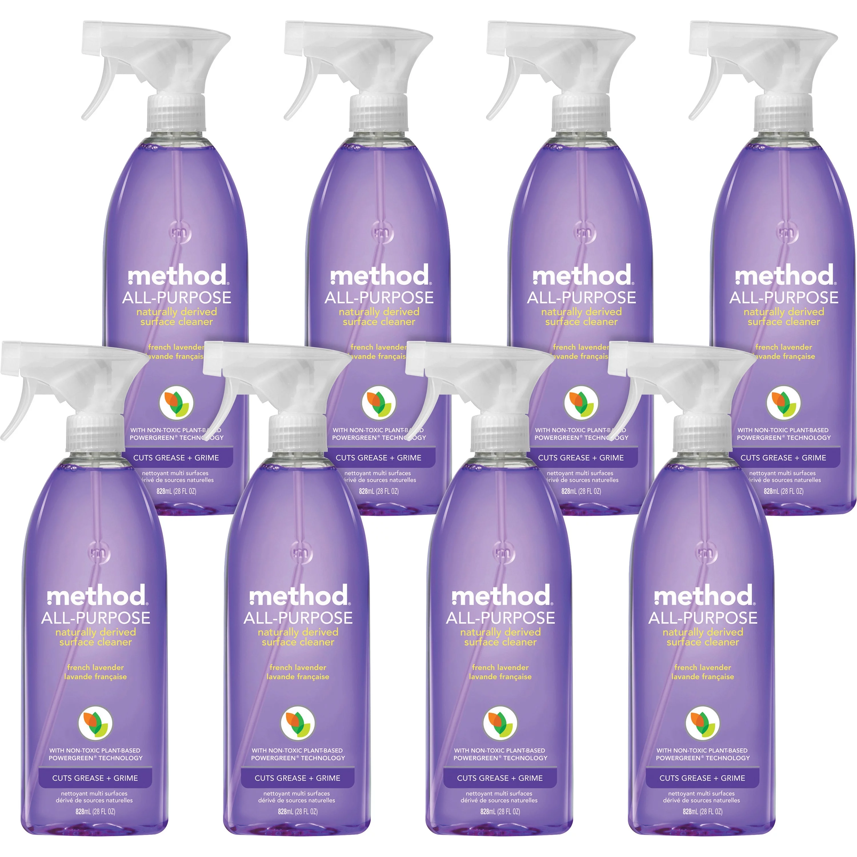 All Surface Cleaner, French Lavender, 28 Oz Spray Bottle, 8/carton | Bundle of 5 Cartons