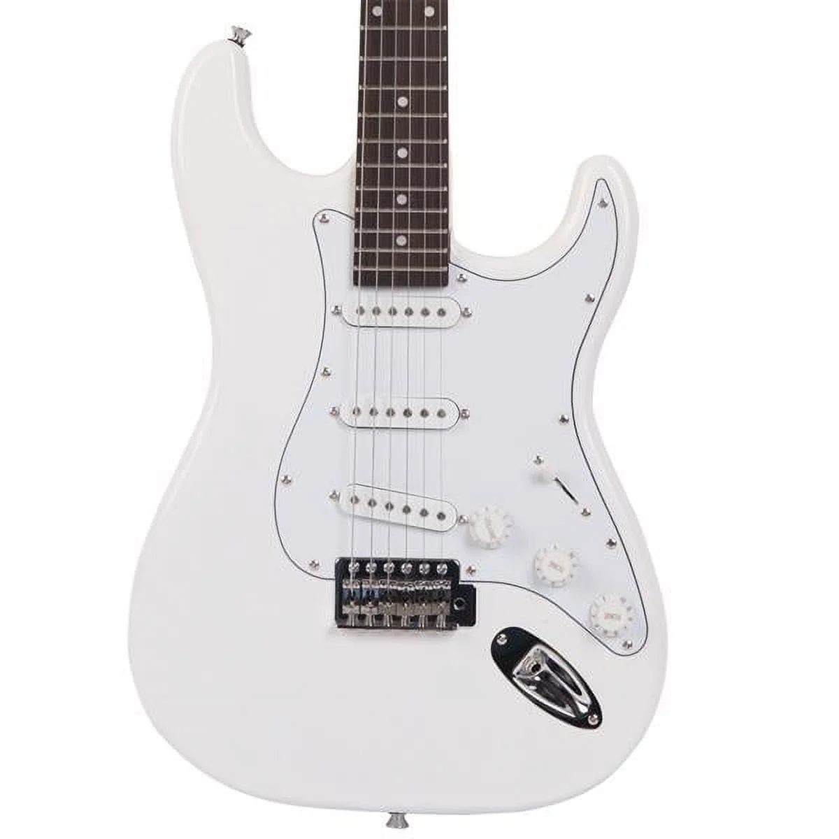 Fithood Rosewood Fingerboard Electric Guitar White