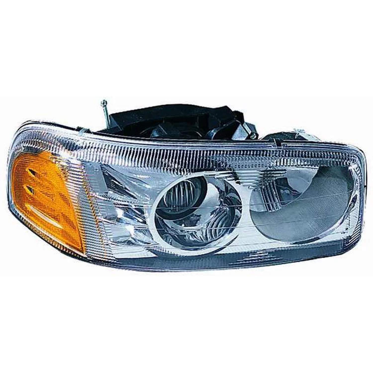 KAI New CAPA Certified Standard Replacement Passenger Side Headlight Assembly, Fits 2001-2001 GMC Sierra C3