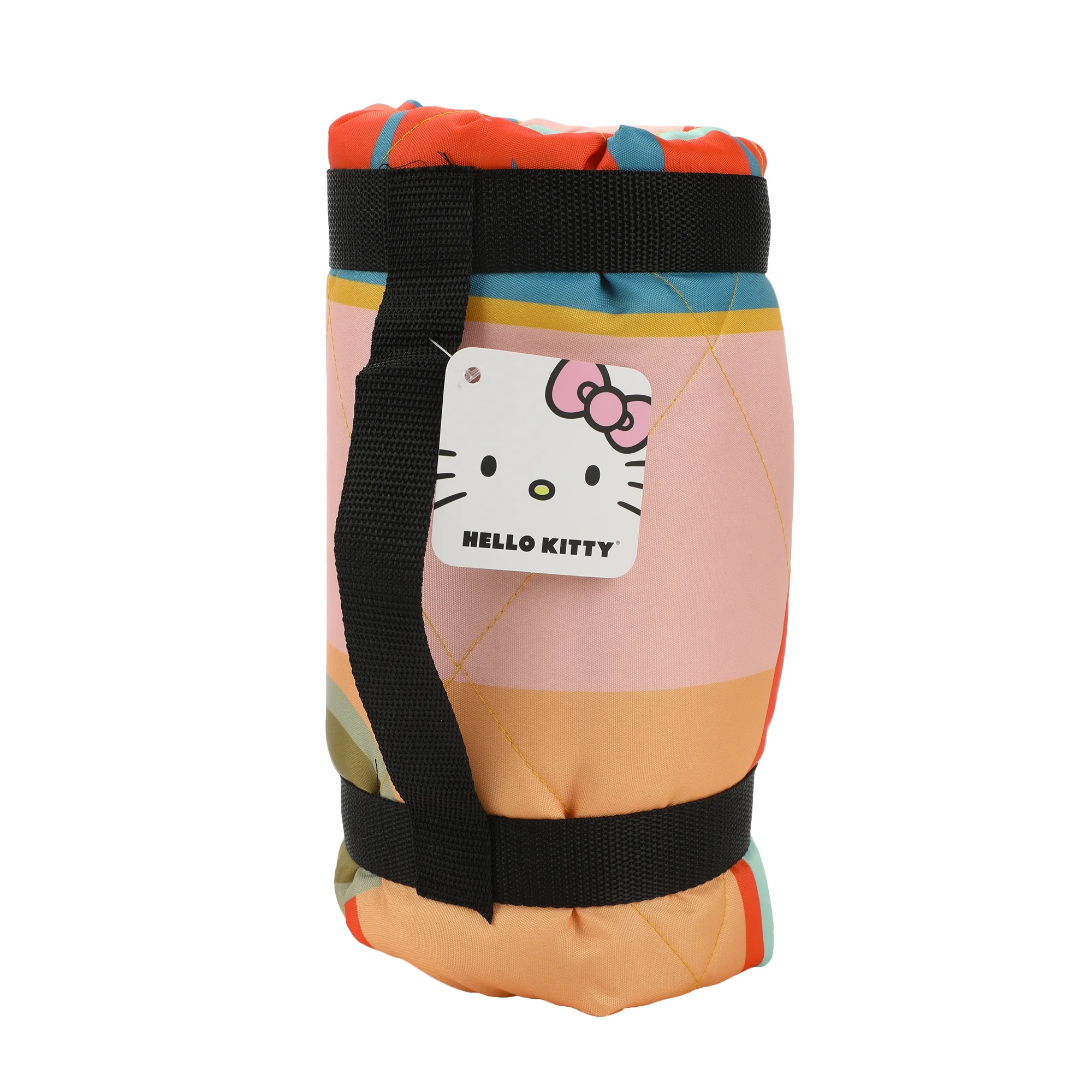 Hello Kitty Off To Camp Waterproof Quilted Camping Throw Blanket