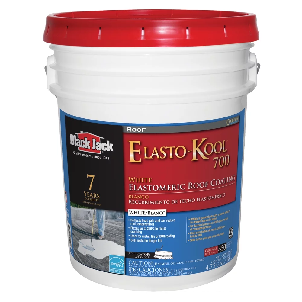 Black Jack Elasto-Kool 700  Year White Elastomeric Roof Coating