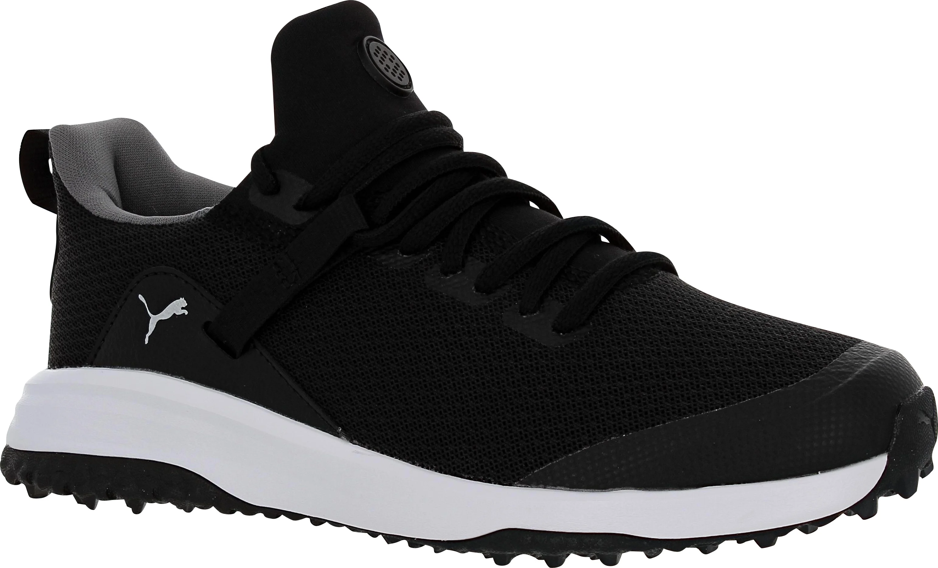 Puma Grip Fusion EVO Jr. 195102-01 Black/Black1 Junior Spikeless Golf Shoes