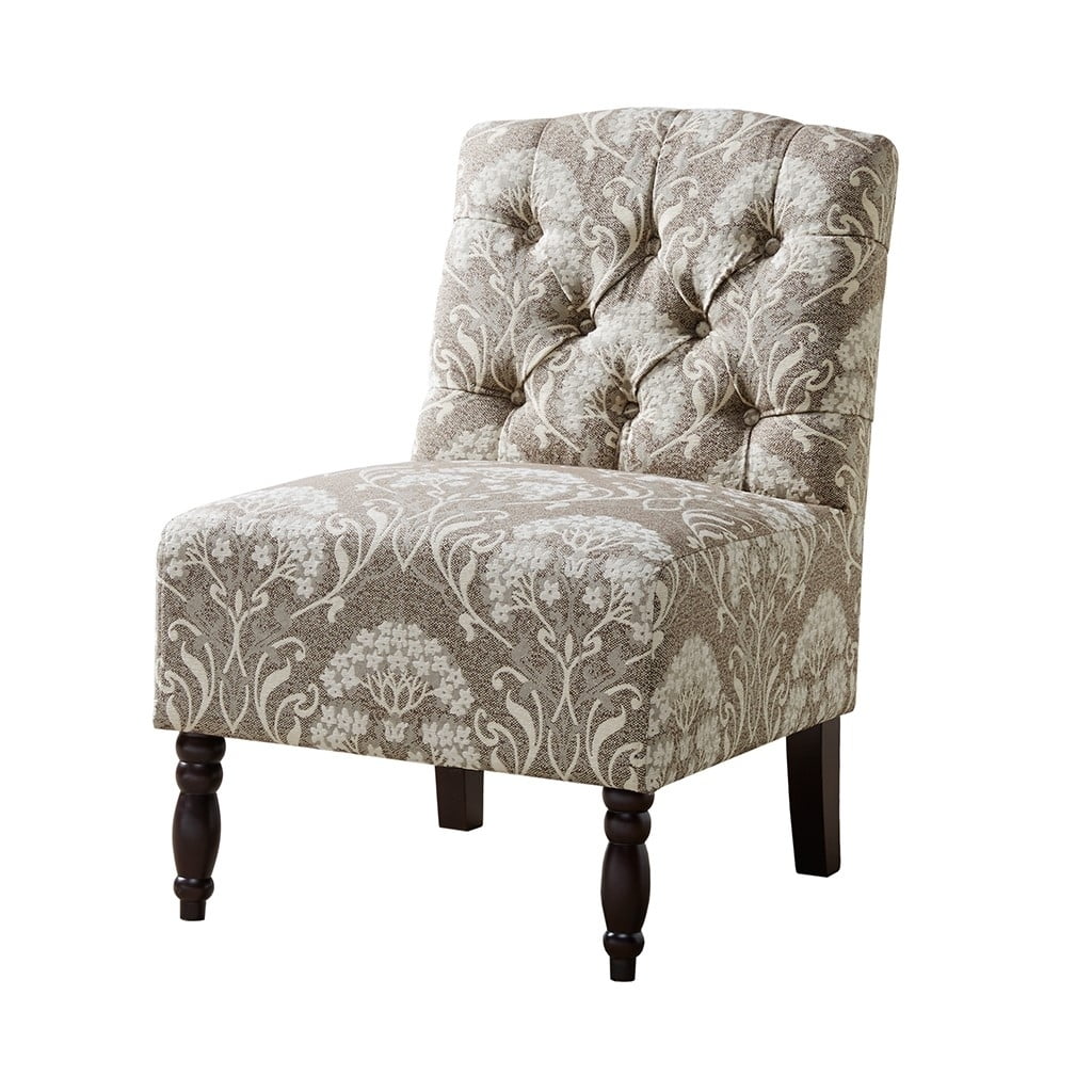Gracie Mills Glenda Elegant Tufted Armless Accent Chair - GRACE-3935