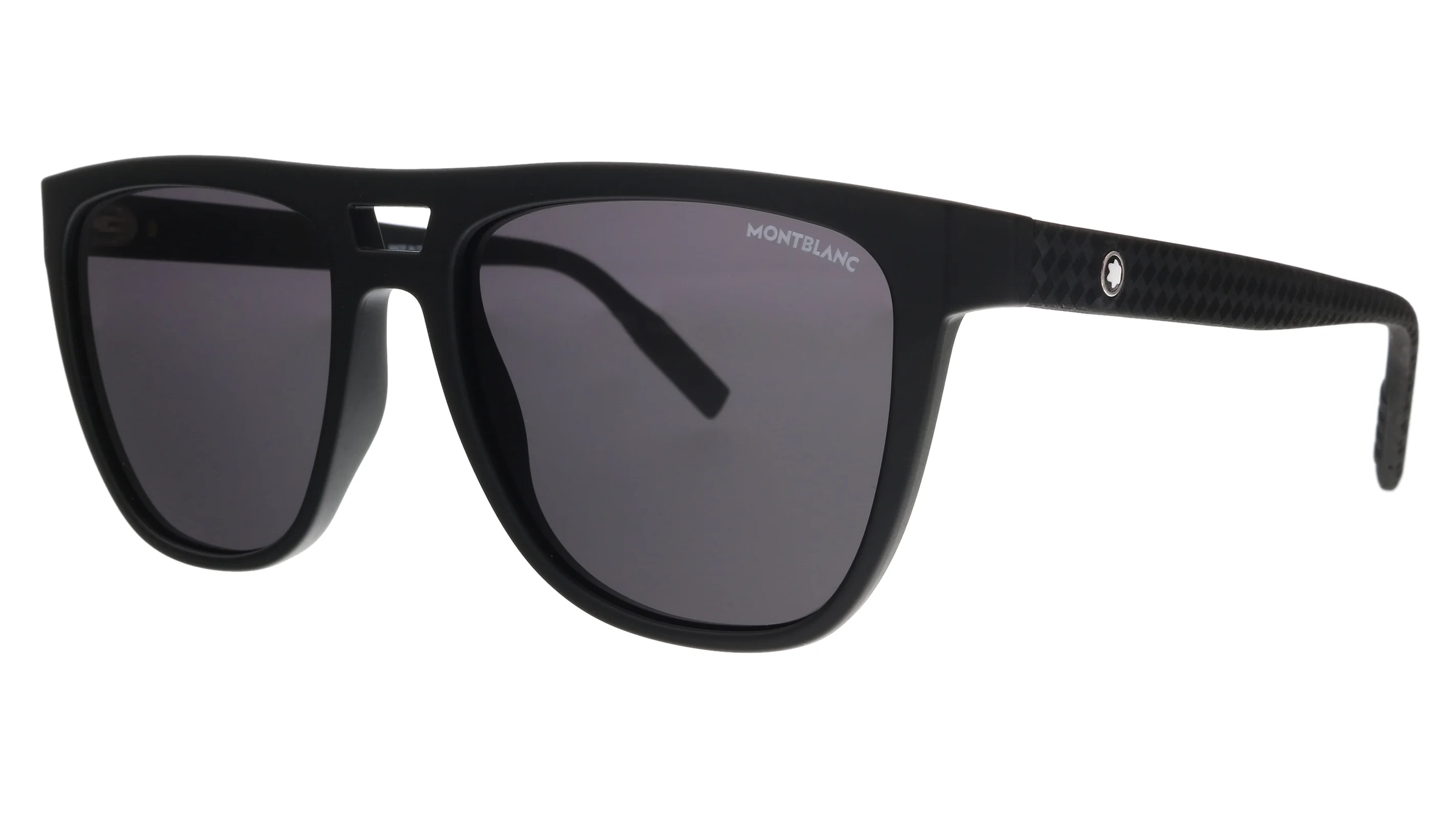 Montblanc Men's Black Square Sunglasses MB0063S00155
