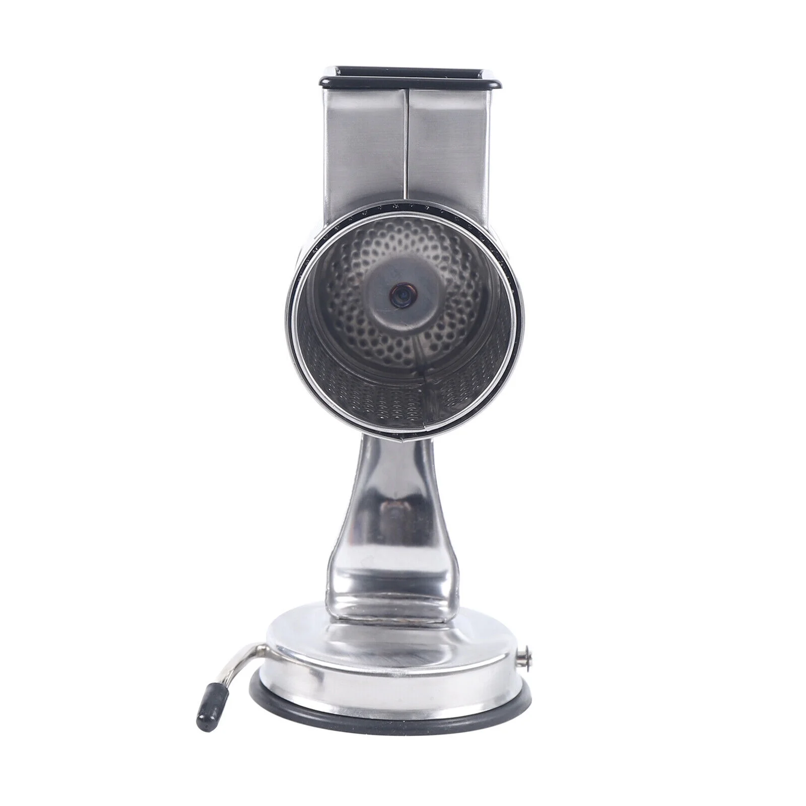 ZhdnBhnos Kitchen Food Rotary Grater Drum Slicer Grinding Tool Vegetable Shredder Grinder with 5 Blades Stainless Steel