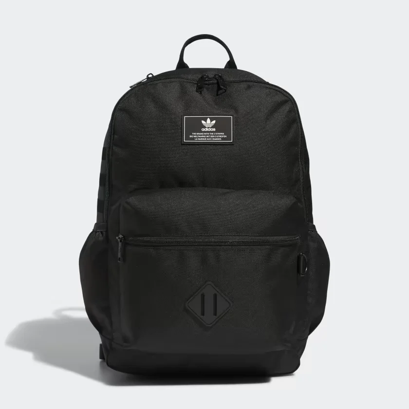 Adidas Originals National 3.0 GC1188 Unisex Black Polyester Backpack OS NR5497
