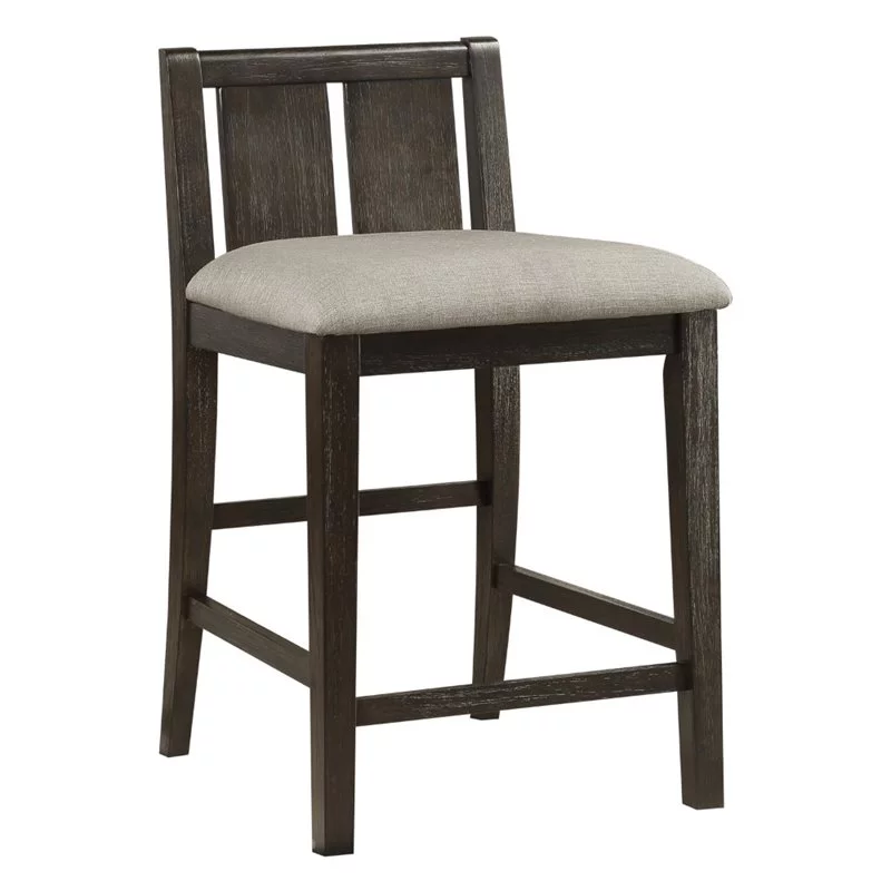 Lexicon Daye 3 Piece Wood Counter Height Dining Set in Dark Cherry