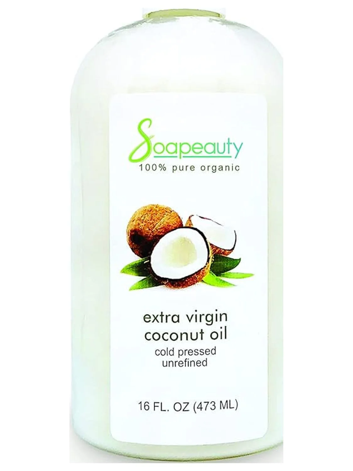 EXTRA COCONUT OIL UNREFINED COLD PRESSED NATURAL 100% PURE (4 OZ)