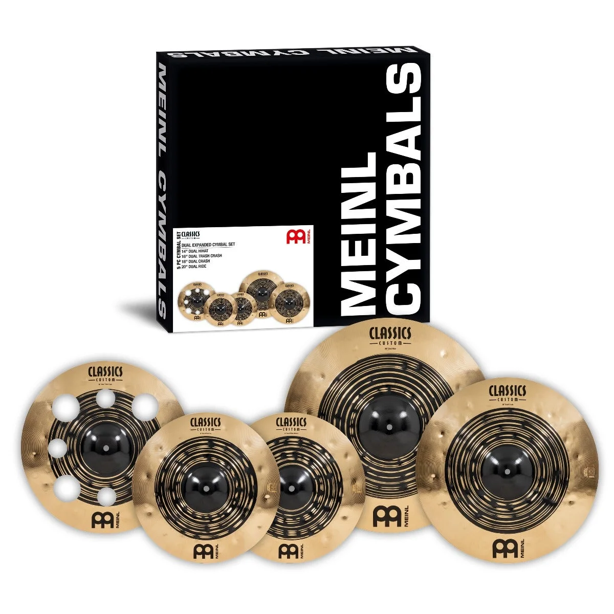 Meinl Cymbals Classics Custom Dual Expanded Cymbal Set