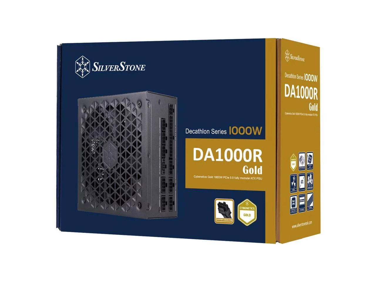 Silverstone Cybenetics Gold 1000W PCIe 5.0 Fully Modular Power Supply DA1000R Gold