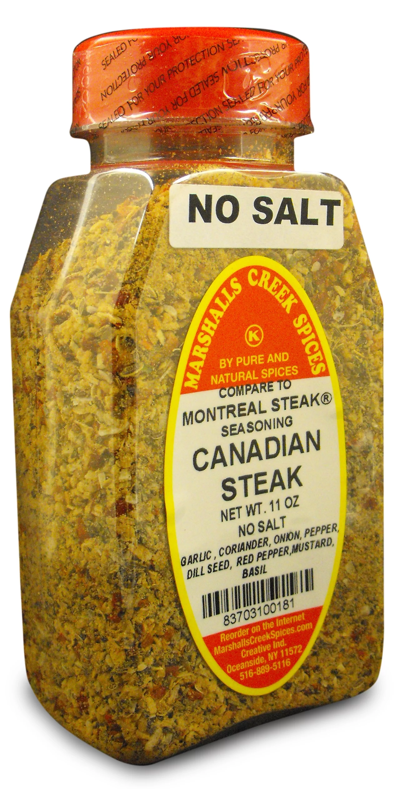 Marshalls Creek Spices (3 PACK) CANADIAN STEAK SEASONING NO SALT (COMPARE TO MONTREAL SEASONING ?)