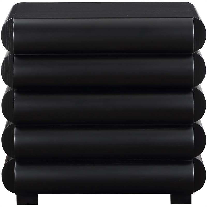 Meridian Furniture Maverick Black Night Stand / Side Table