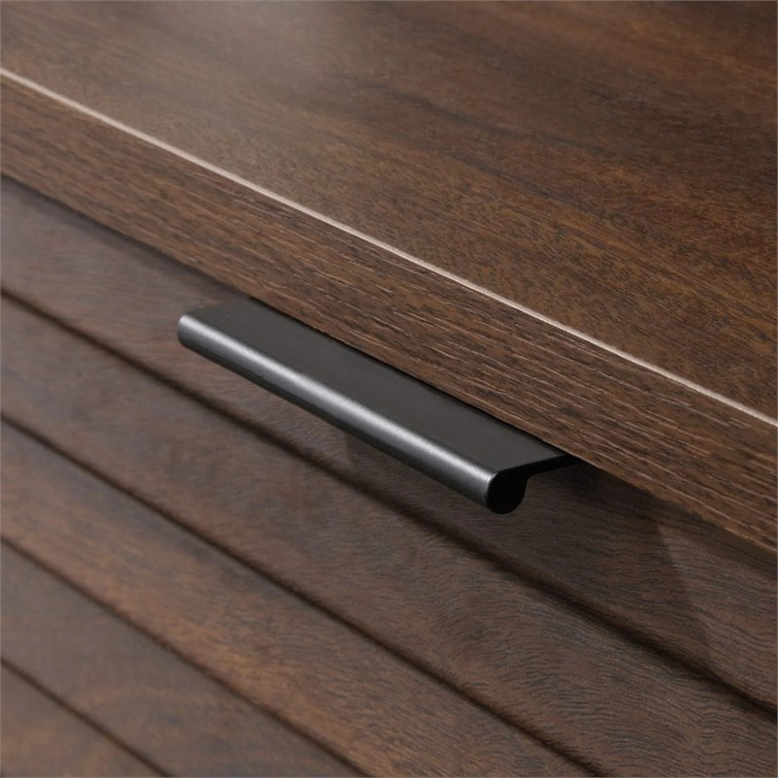 Home Square 2-Piece Set with 2 Drawer Lateral File & Library Hutch