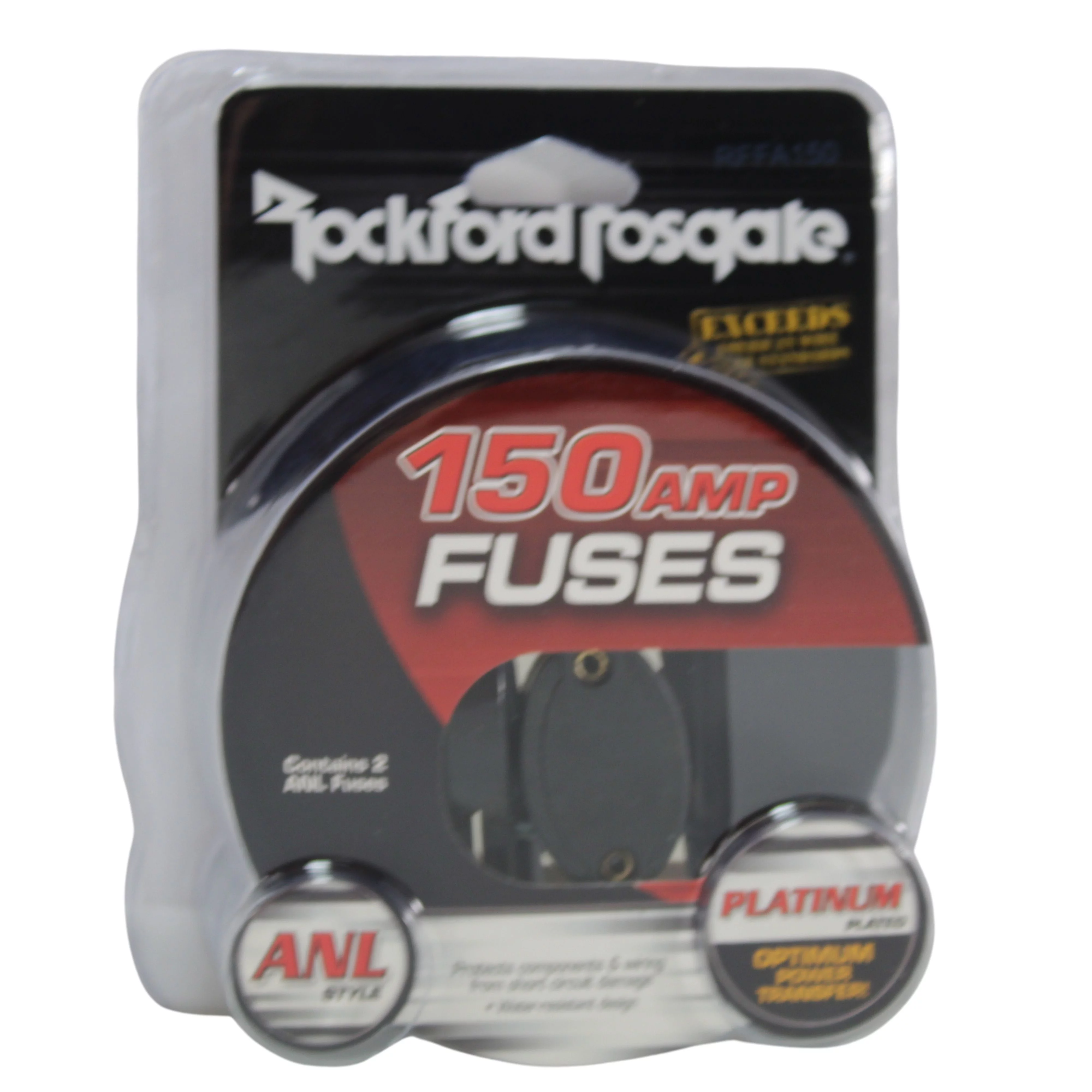 Rockford Fosgate RFFA150 150 Amp ANL Fuse - Platinum Finish (2 Pack)