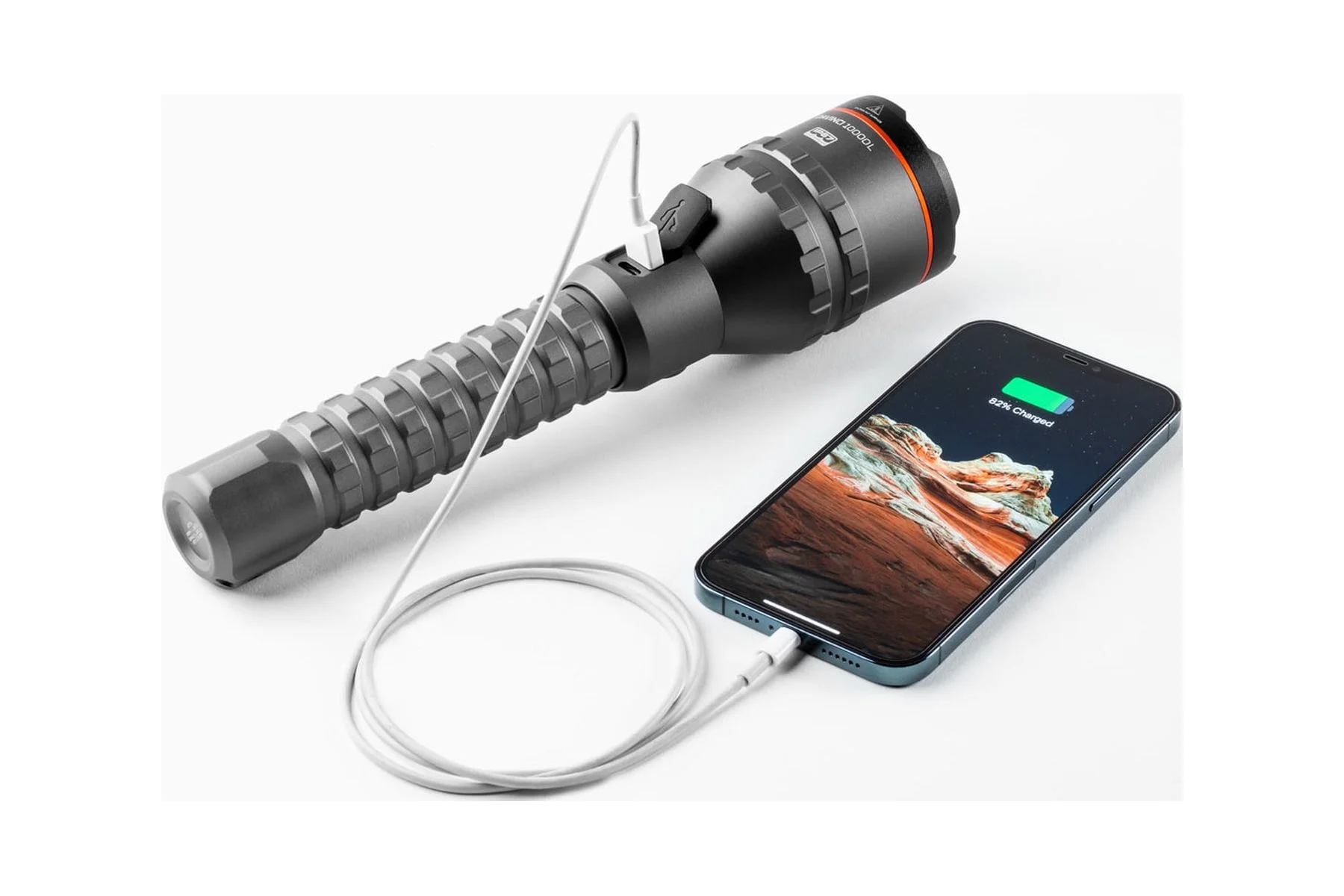 NEBO Davinci 10000L Powerful, Rechargeable and Waterproof Handheld Flashlight and Power Bank