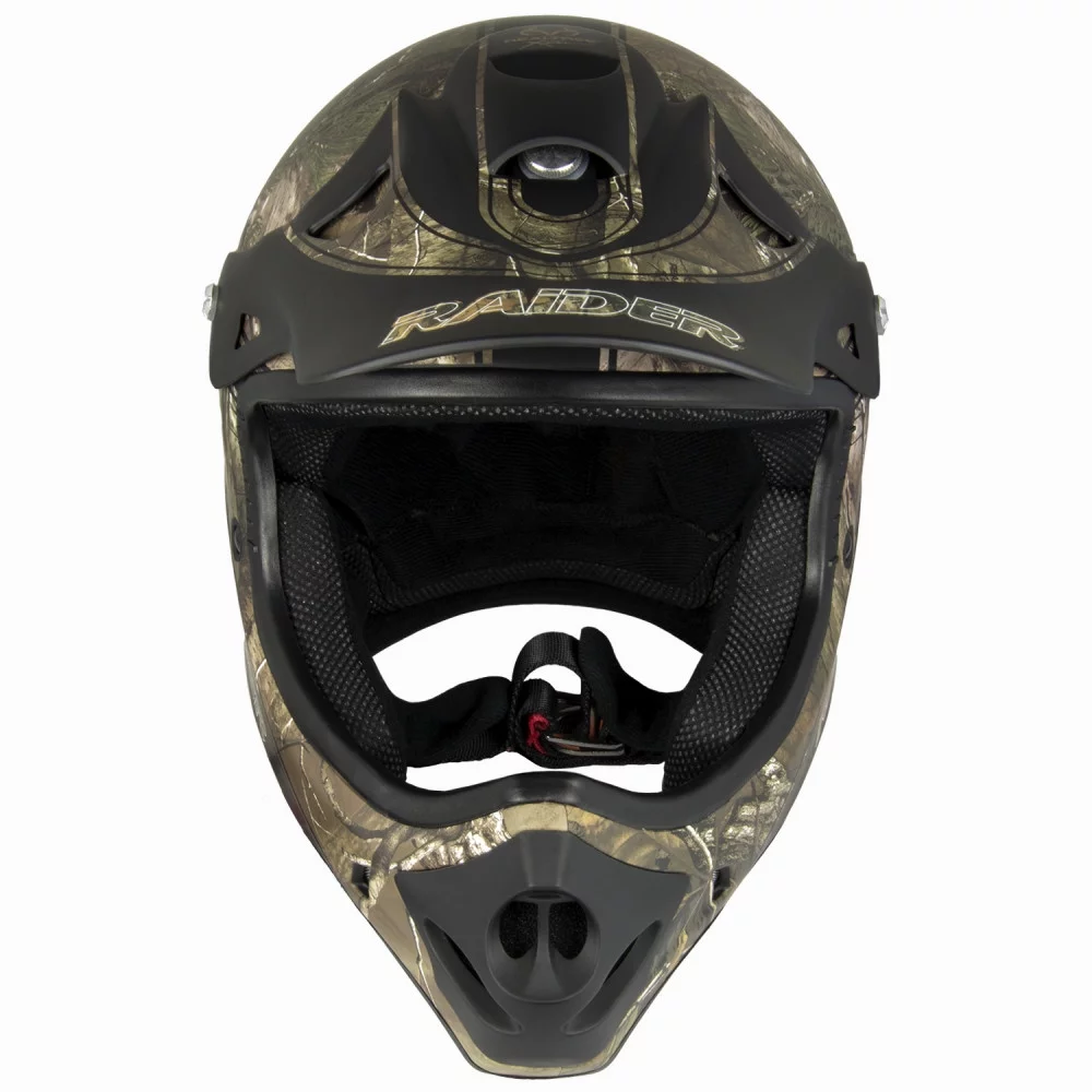 Raider Ambush Motocross ATV Off-Road Helmet DOT Approved / Realtree Camo - Small