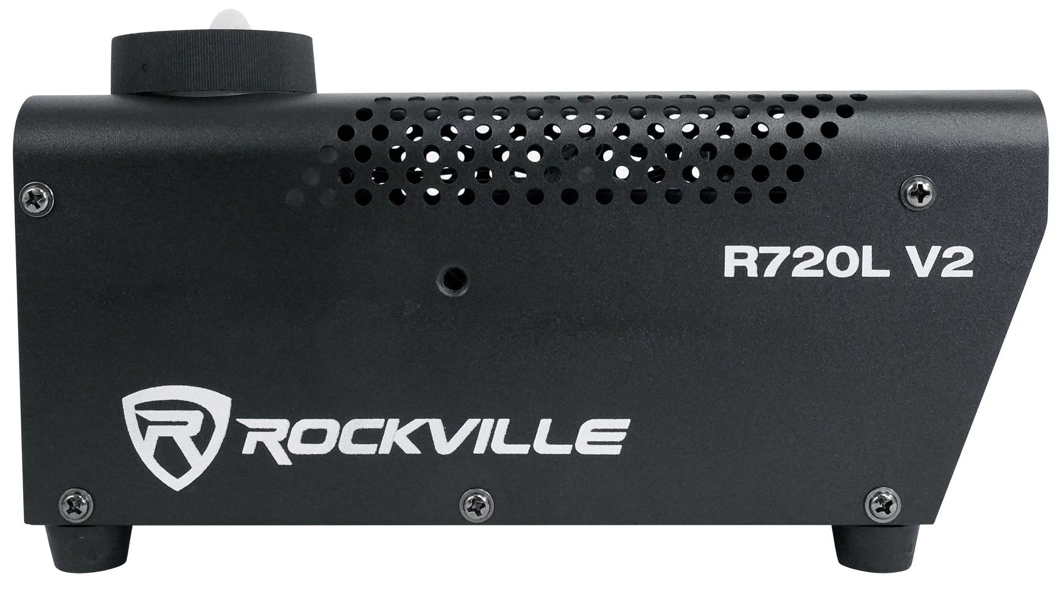 Rockville RFAAW DJ Event Facade Booth+Travel Bag+Scrim+LED Fog Machine+Juice