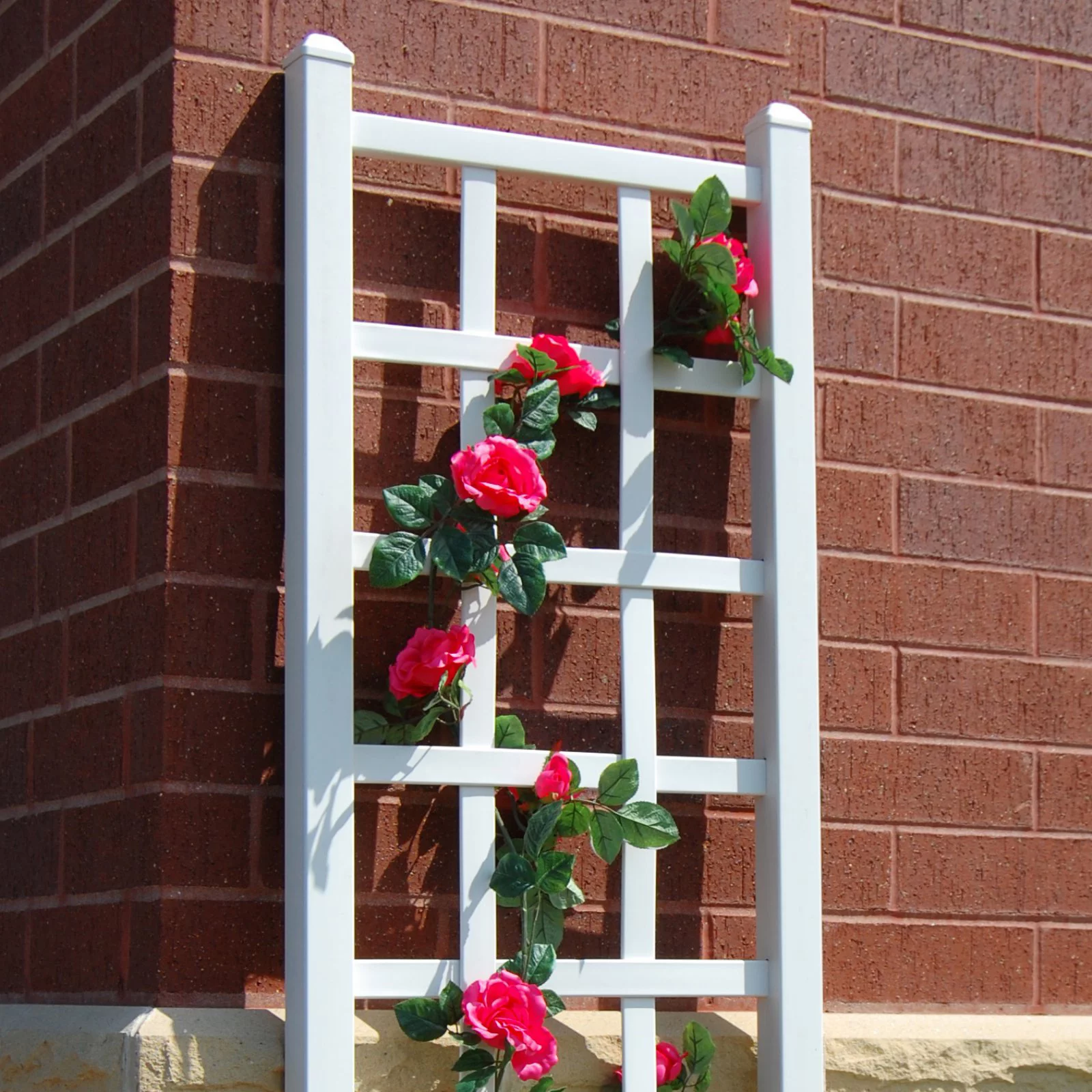 Dura-Trel Elmwood 6.25-ft. Vinyl Wall Trellis