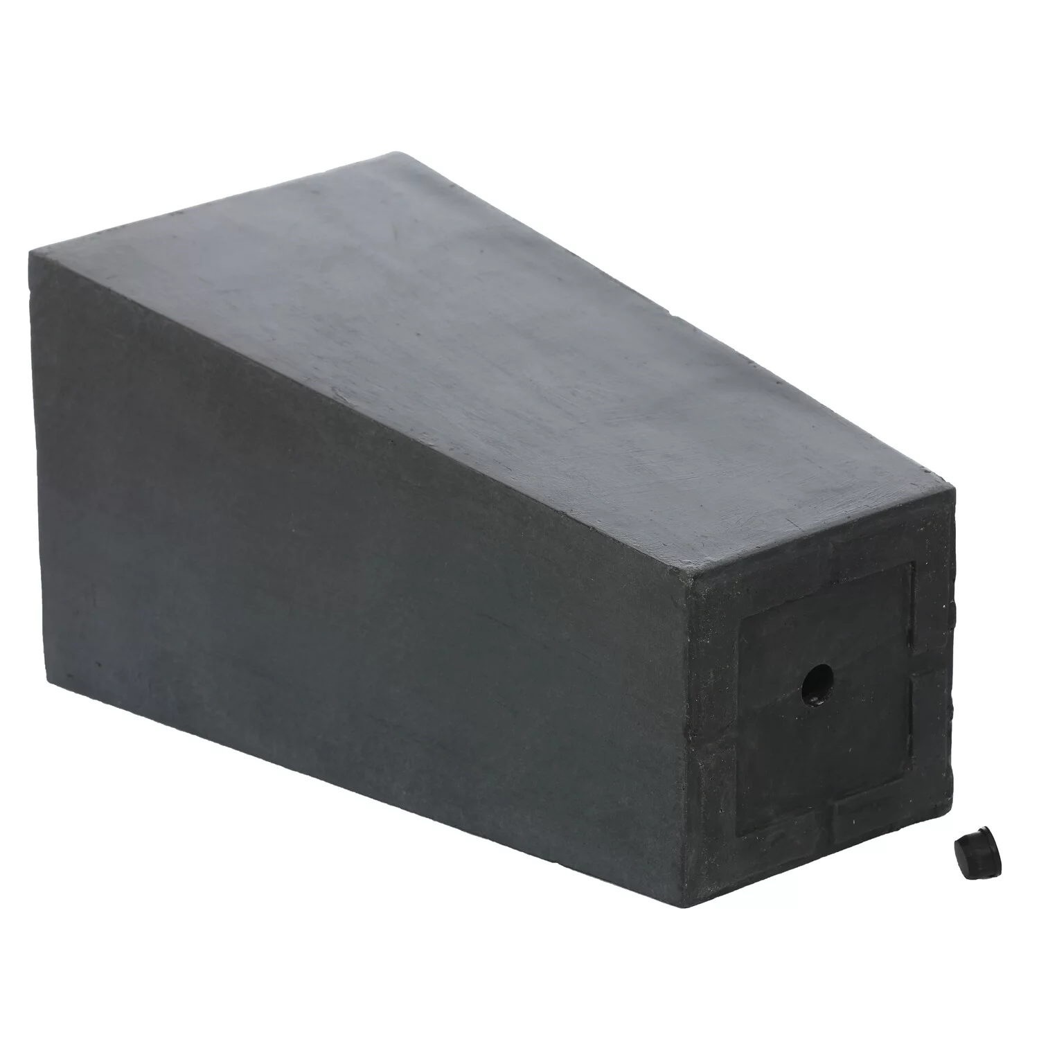 LuxenHome Gray MgO 18.5in. H Tall Tapered Planter