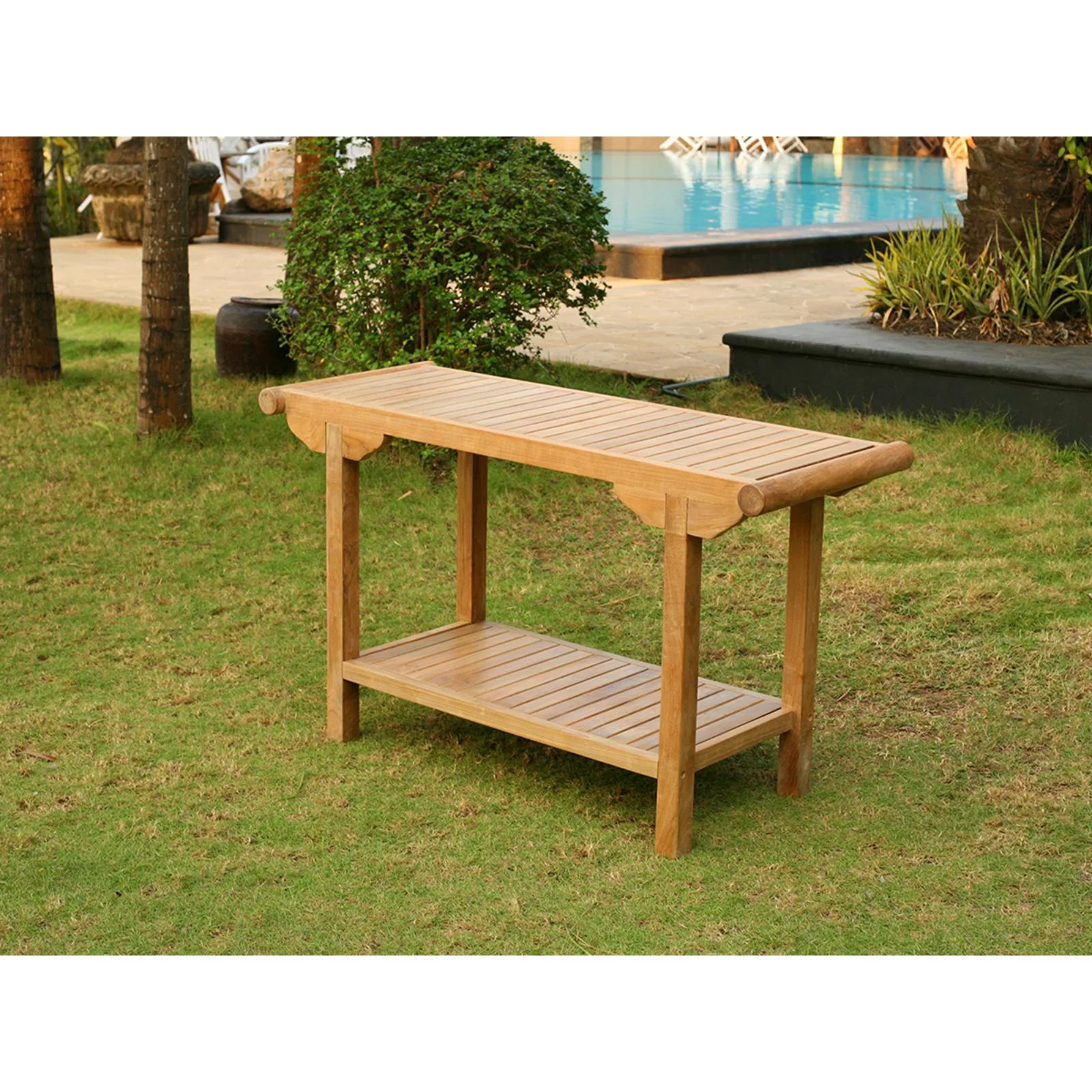 Tortuga Outdoor Jakarta Teak Dubai Console Table