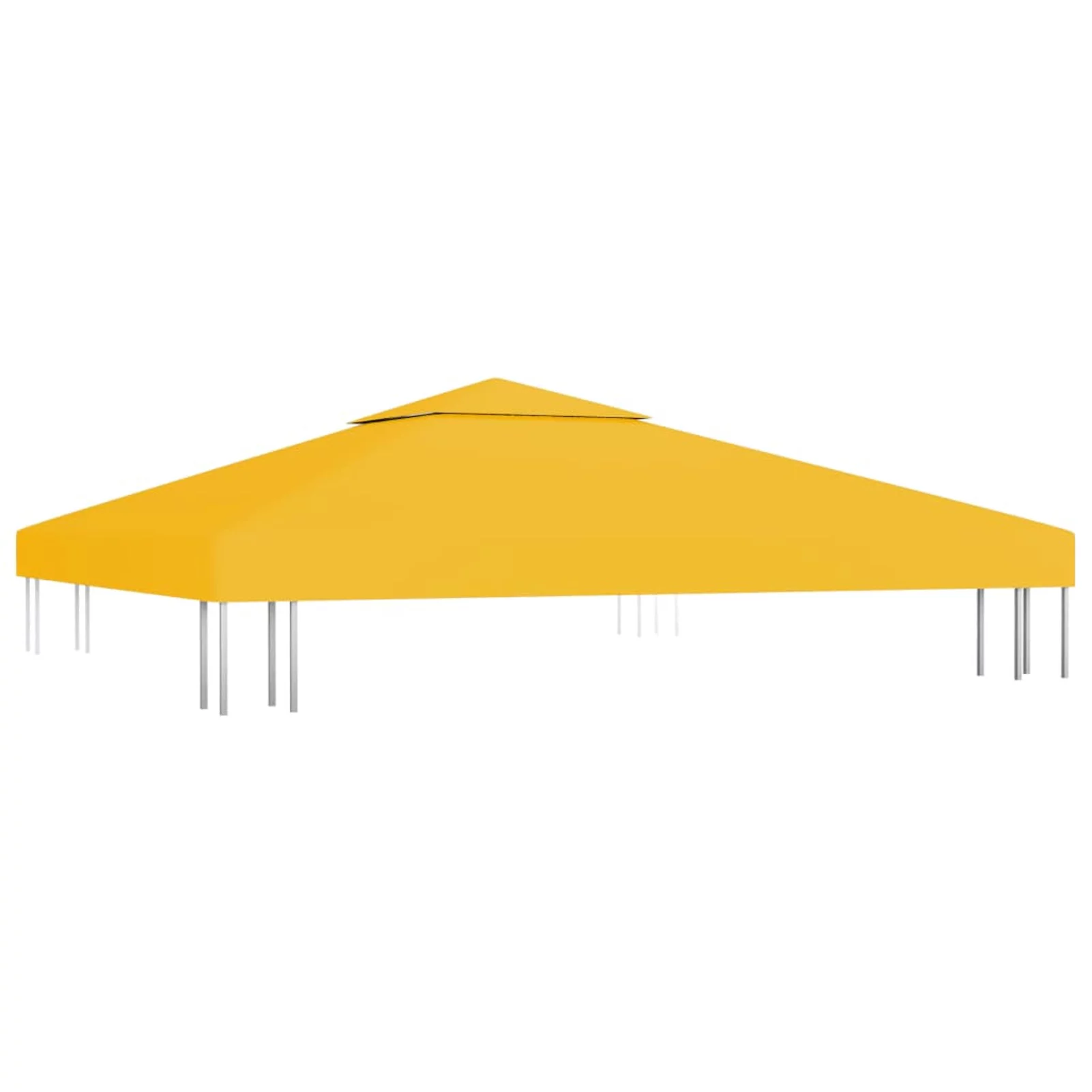 Andoer 2-Tier Gazebo Cover 310 g/m² 9.8'x9.8' Yellow