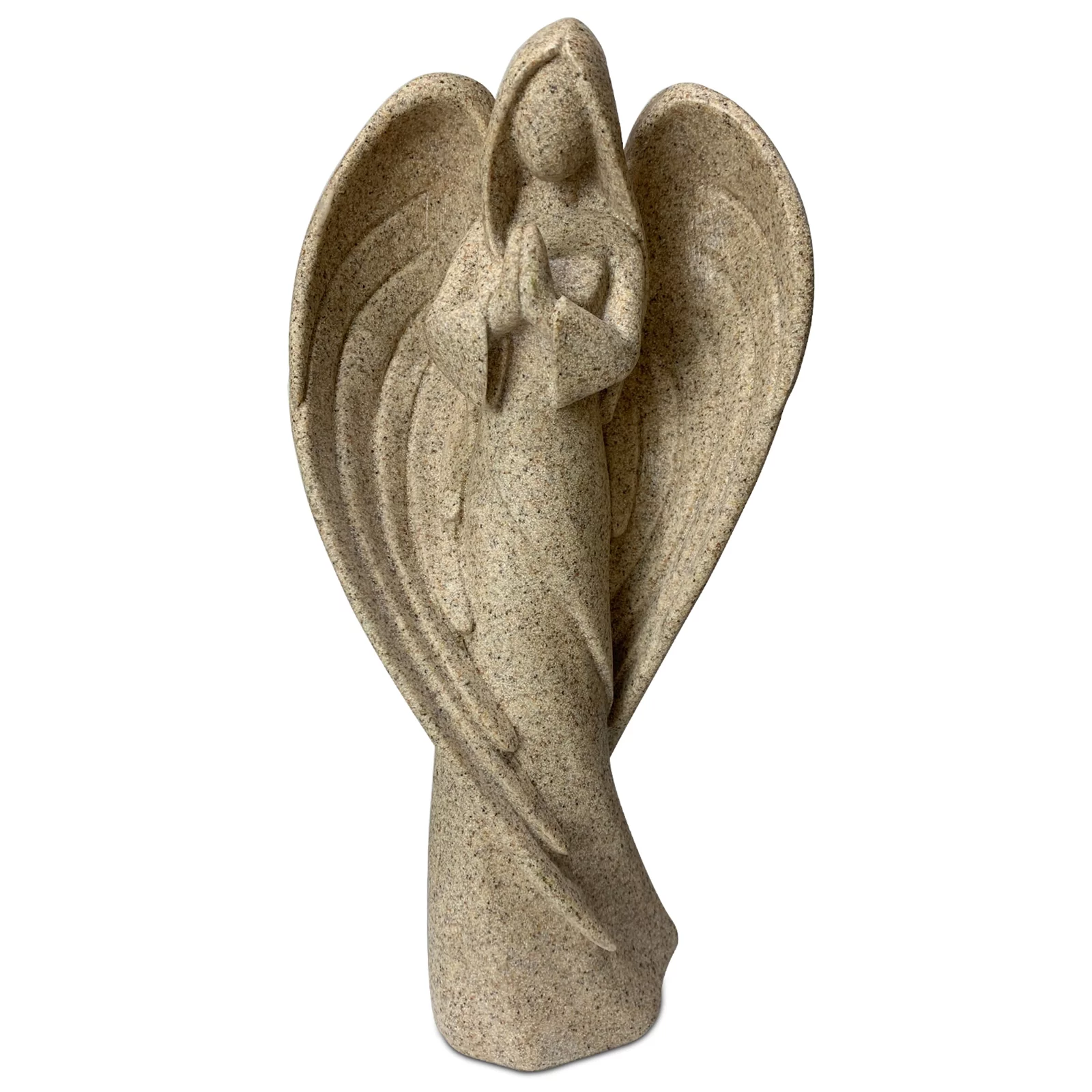 Angel Statuette 9'' Guardian Angel Statue Remembrance Figurines Praying Angel, Home Garden Decor