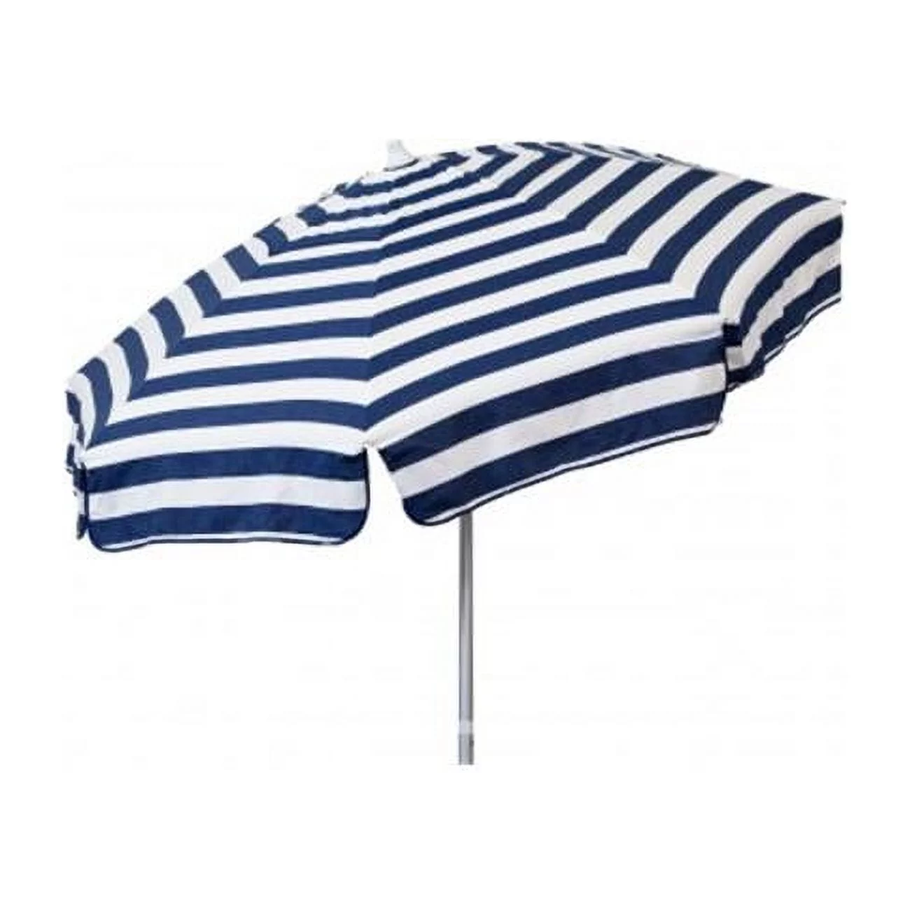 Italian 6 ft. Umbrella Acrylic Stripes Navy And White - Beach Pole