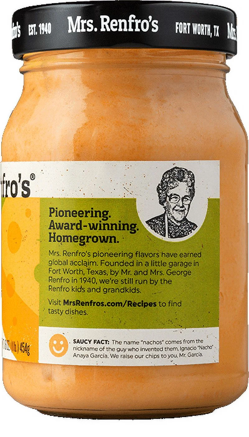 Mrs. Renfro's Nacho Cheese Dip - Medium -- 16 oz Pack of 3