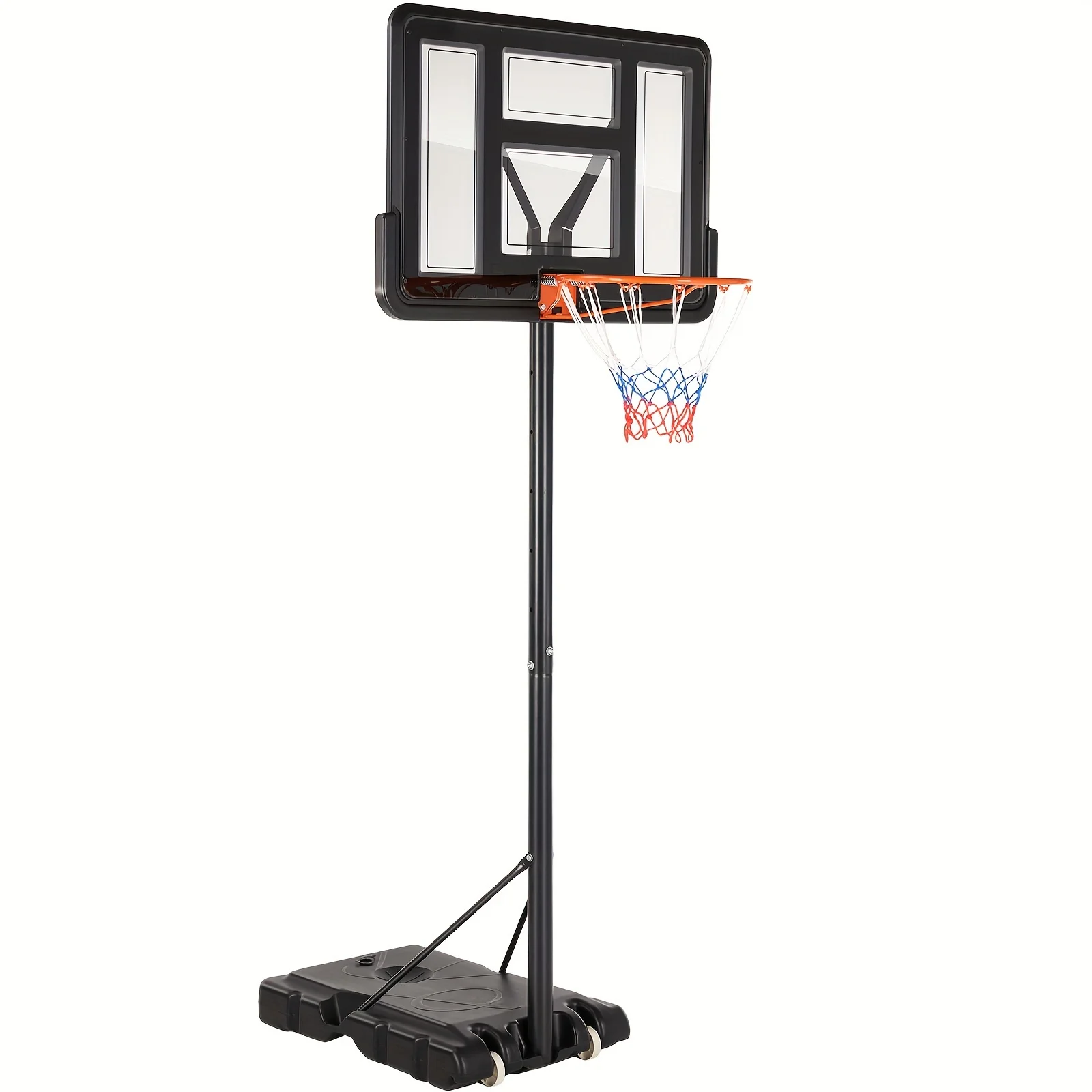 DFSDFGF32 4.2-10ft height adjustable portable outdoor family basketball board, can be filled base