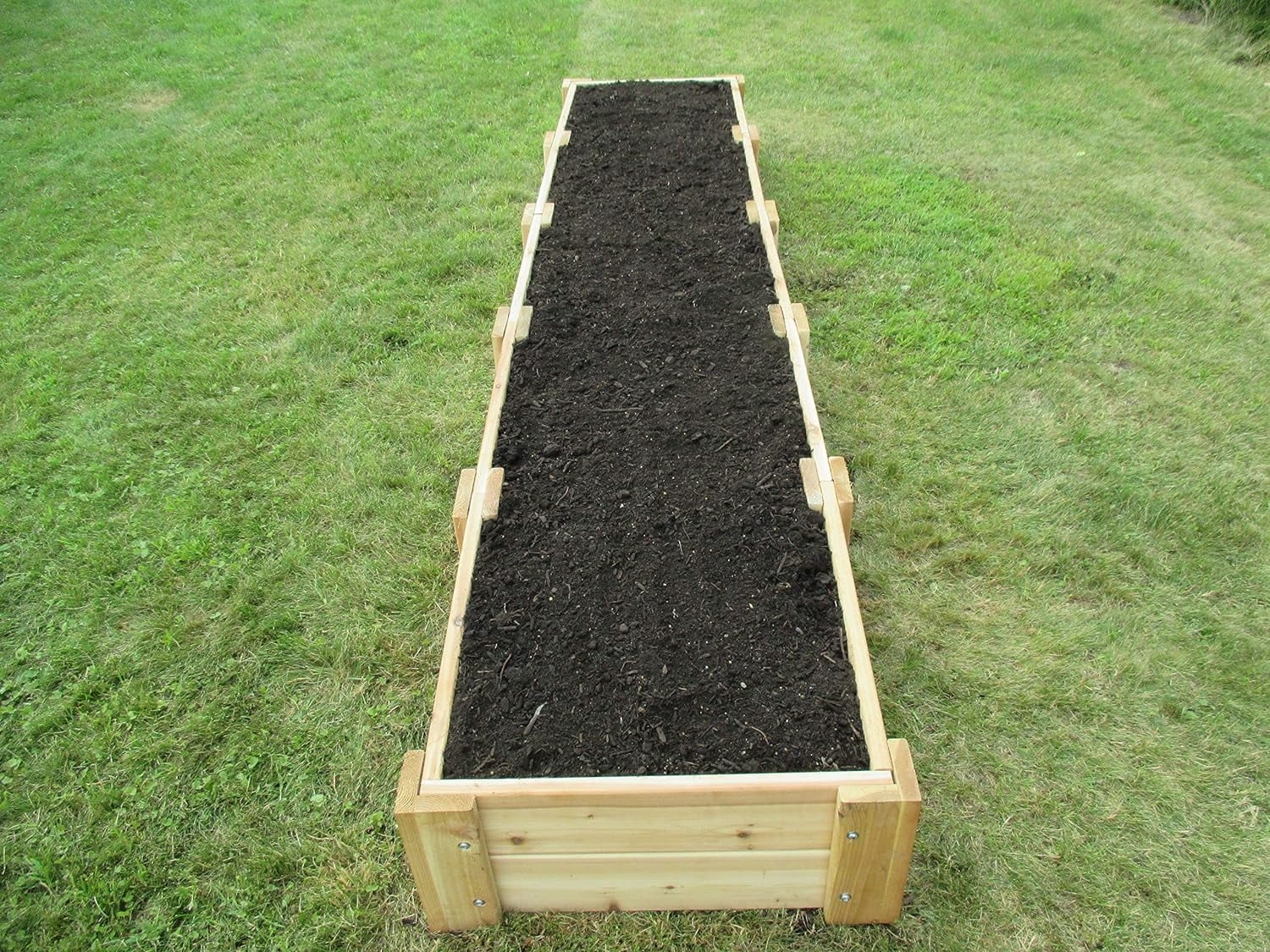 Cedar Raised Bed Garden Kit By 2 Ft. X 10 Ft. X 11 Inches H