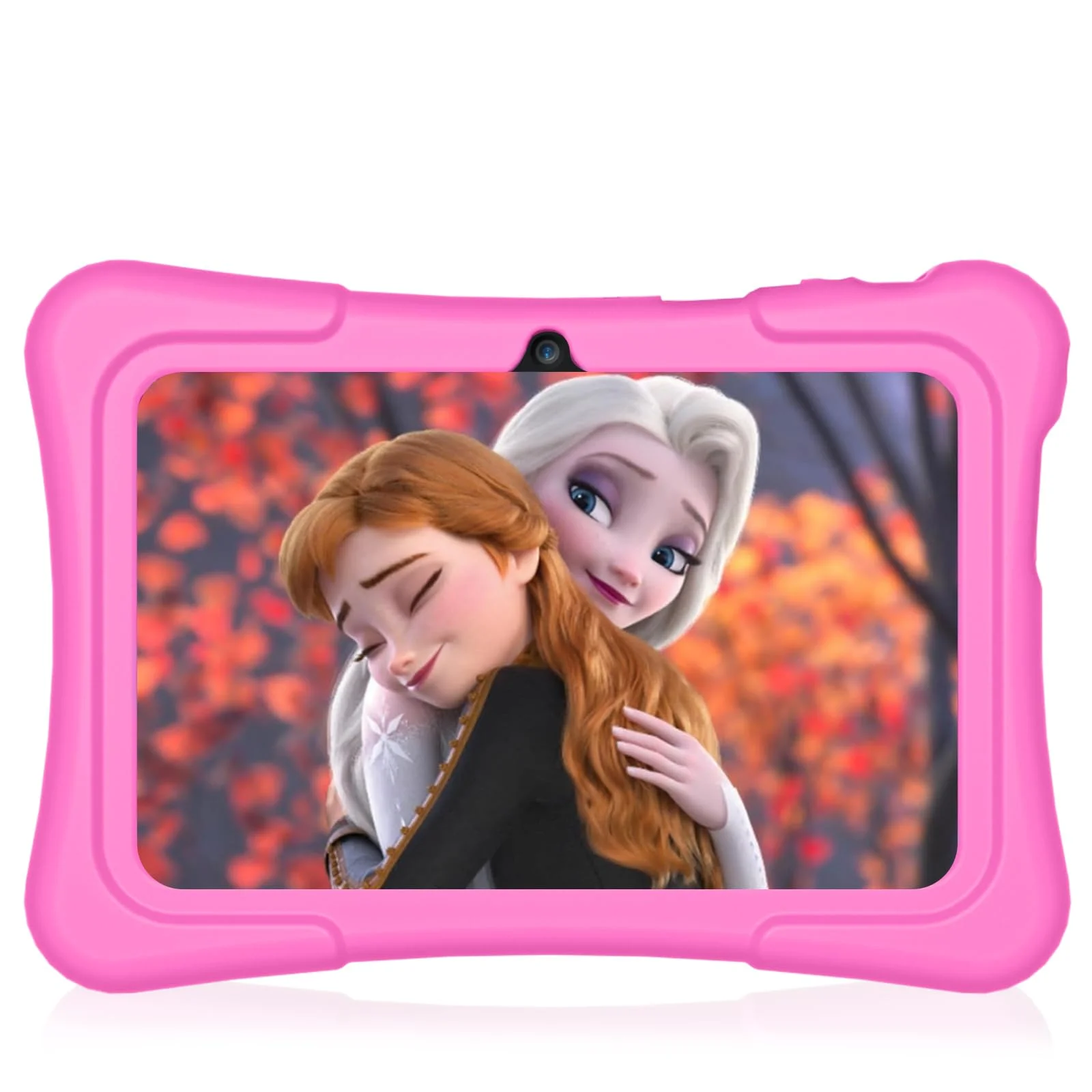 COLORROOM Kids Tablet 7 inch Android 11 Tablet for Kids, 3GB RAM 32GB ROM Toddler Tablets with Case, Bluetooth, WiFi, Parental Control, Dual Camera, GMS, Educational, Games Pink