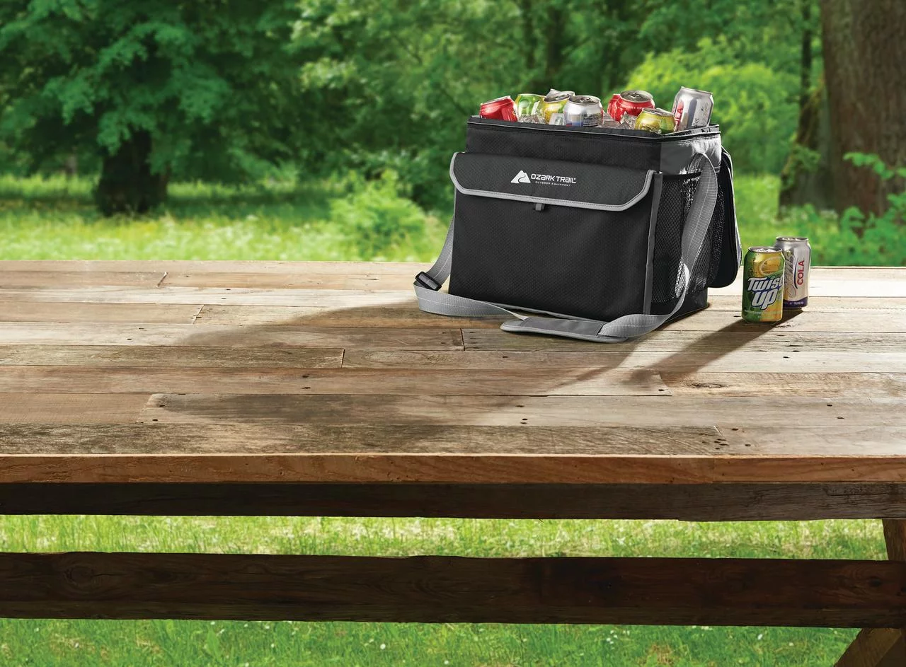 Ozark Trail 36 Can Soft Sided Cooler, Black