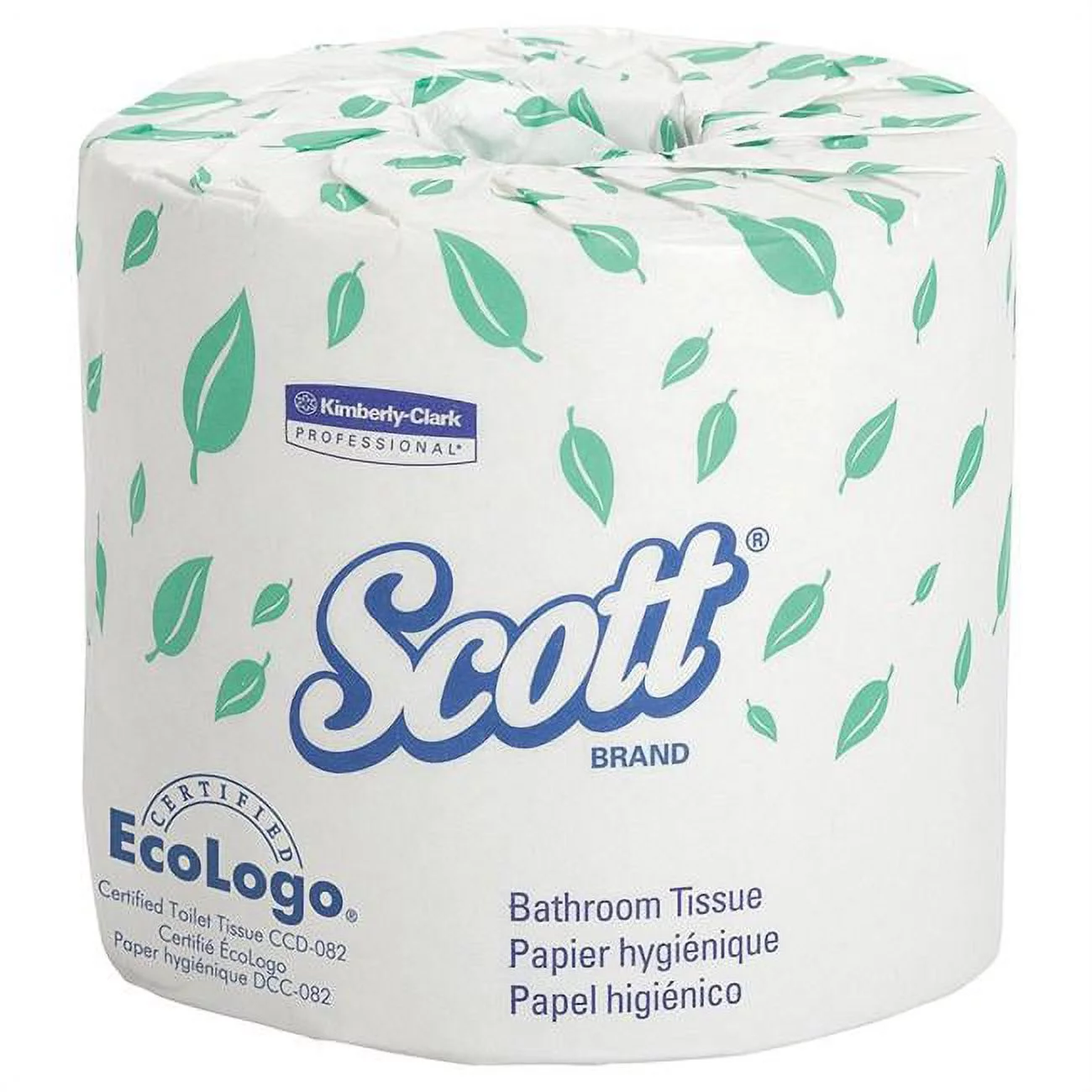 Kimberly-Clark 04460 4.1 x 4.0 in. 2-Ply Standard Roll Bathroom White Tissue, 550 Sheets - Case of 80