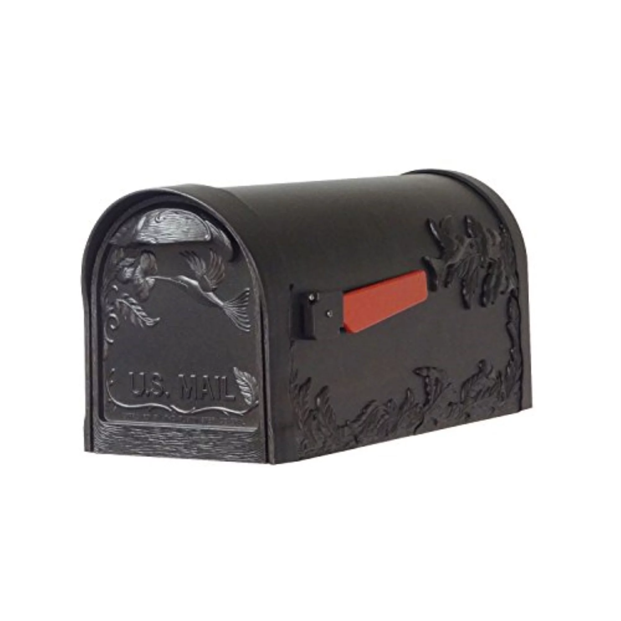Special Lite Products Hummingbird Curbside Mailbox with Locking Insert and Springfield Mailbox Post
