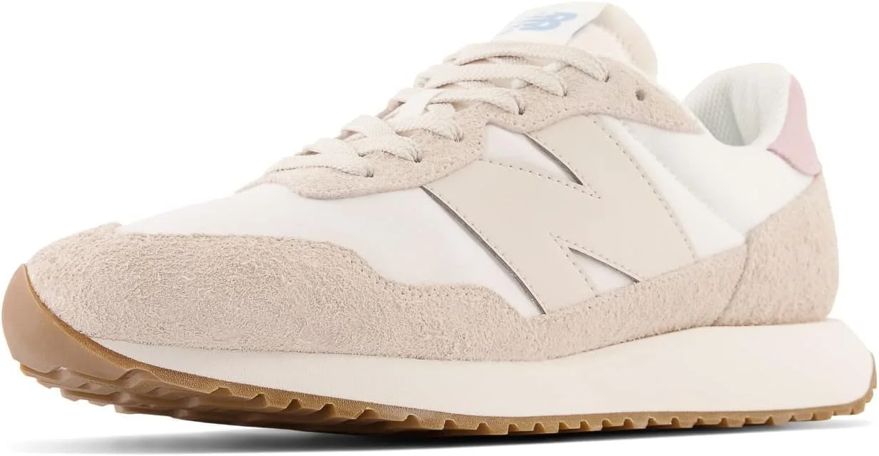 New Balance Mens MS237 Sneakers, M7.5/W9, Beige Pink