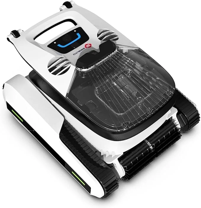 Open Box Seauto Shark Cordless Robotic Pool Vacuum Cleaner Waterline SAT-4P6S - WHITE