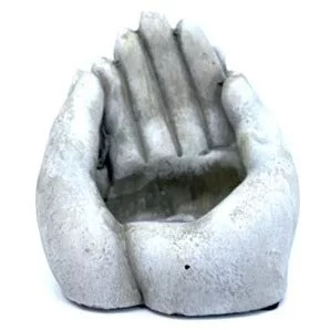 Cement Hands Planter Pot - Indoor/Outdoor Flower Succulant Pot 5