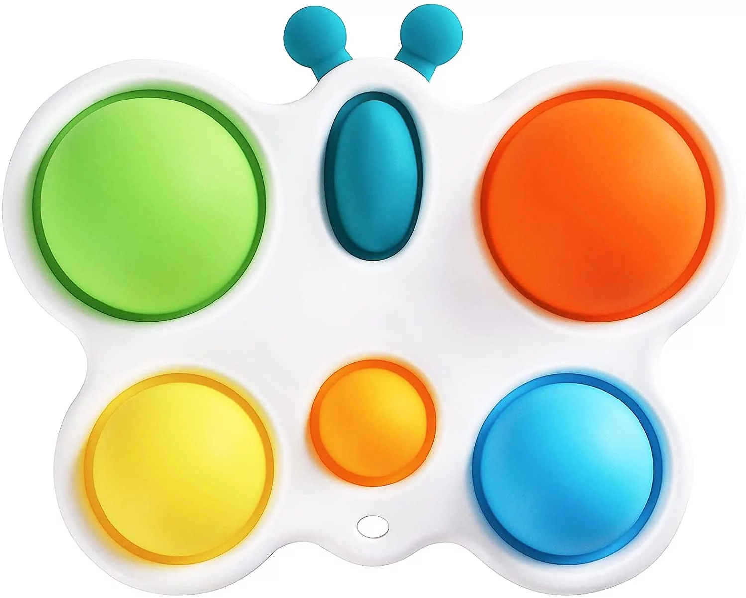 Simple Dimple Butterfly Fidget Block Toy Sensory Toys Silicone Flipping Board Early Educational Fidget Toys for Babies, Kids