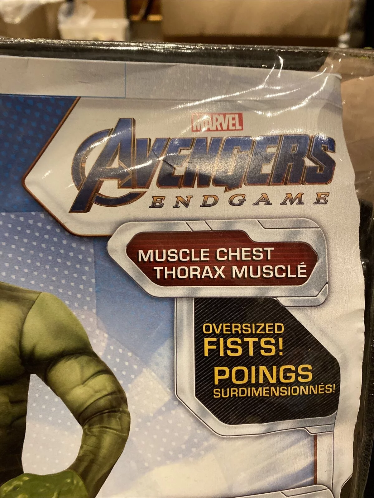 Hulk Avengers Endgame Padded Jumpsuit,shoe Covers,mask,and Hands