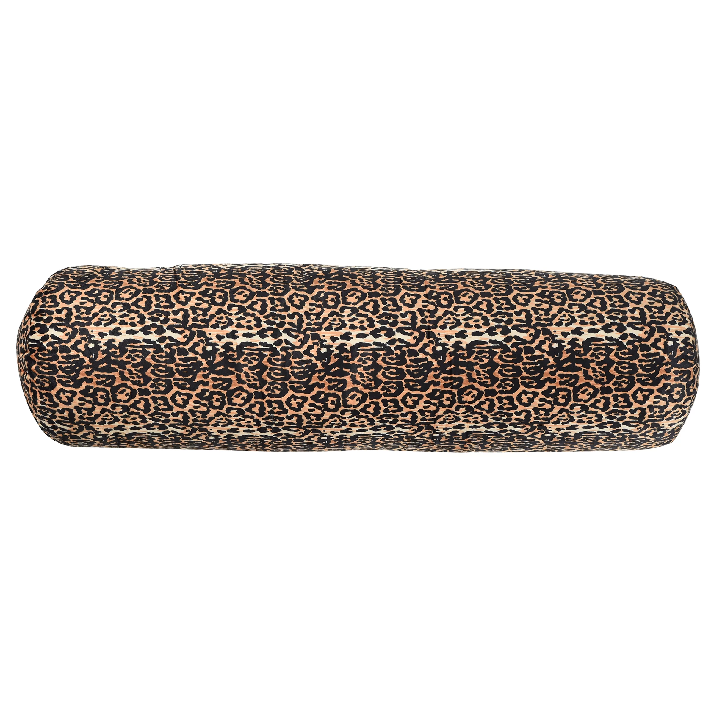 Dann Foley - Cylindrical Cushion - Cheetah Print Upholstery