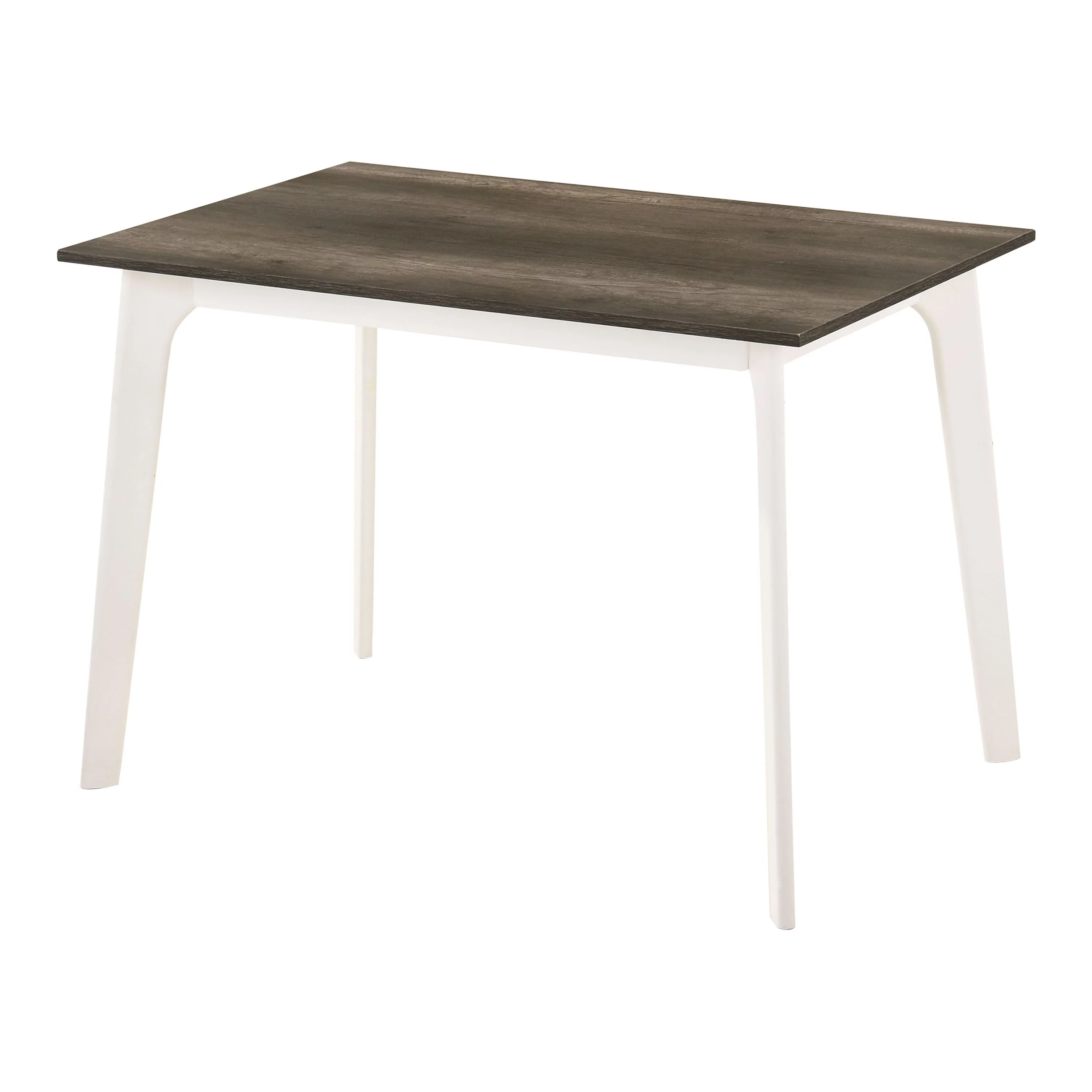 Furniture of America Royst 5-Piece Wood Dining Set, Gray and White