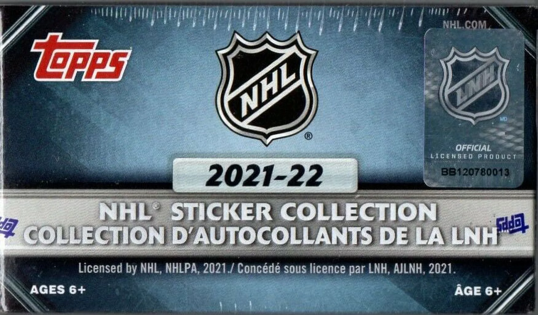 2021-22 Topps NHL Hockey Sticker Collection Box