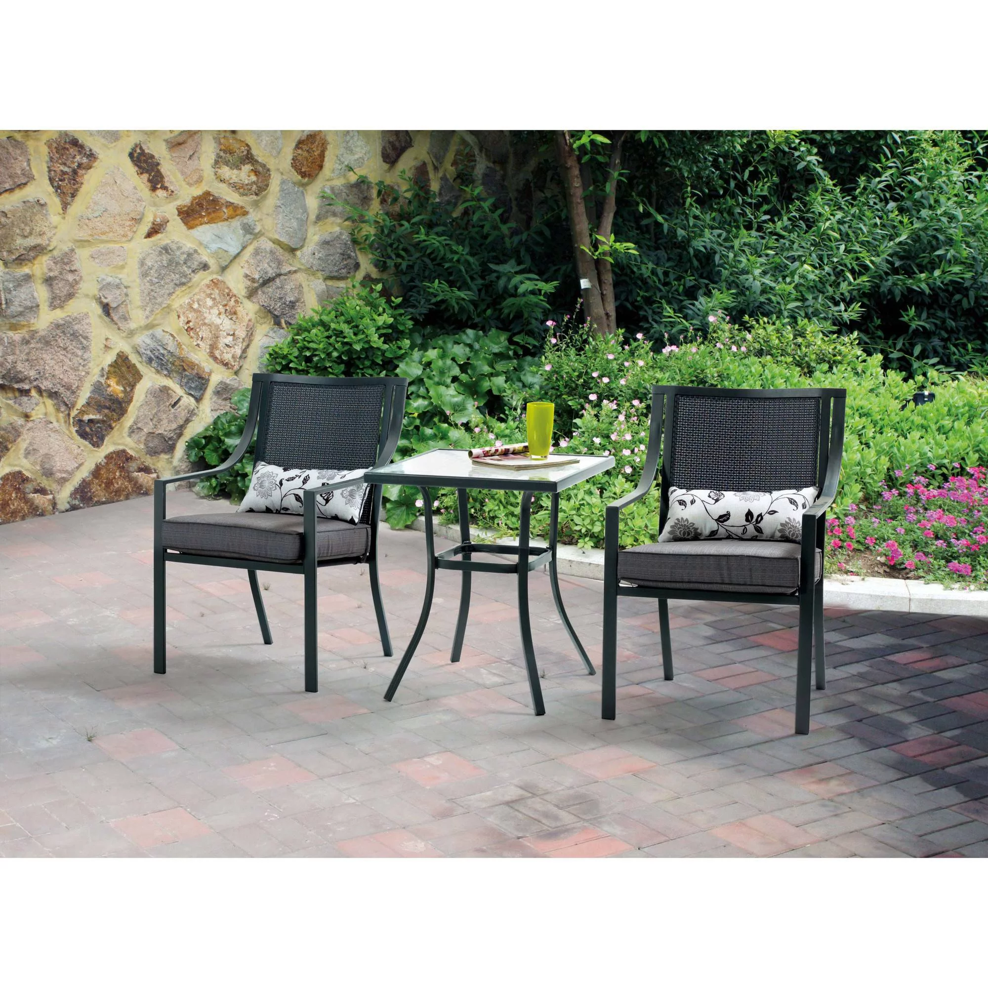 Mainstays Alexandra Square 3-Piece Outdoor Bistro Set