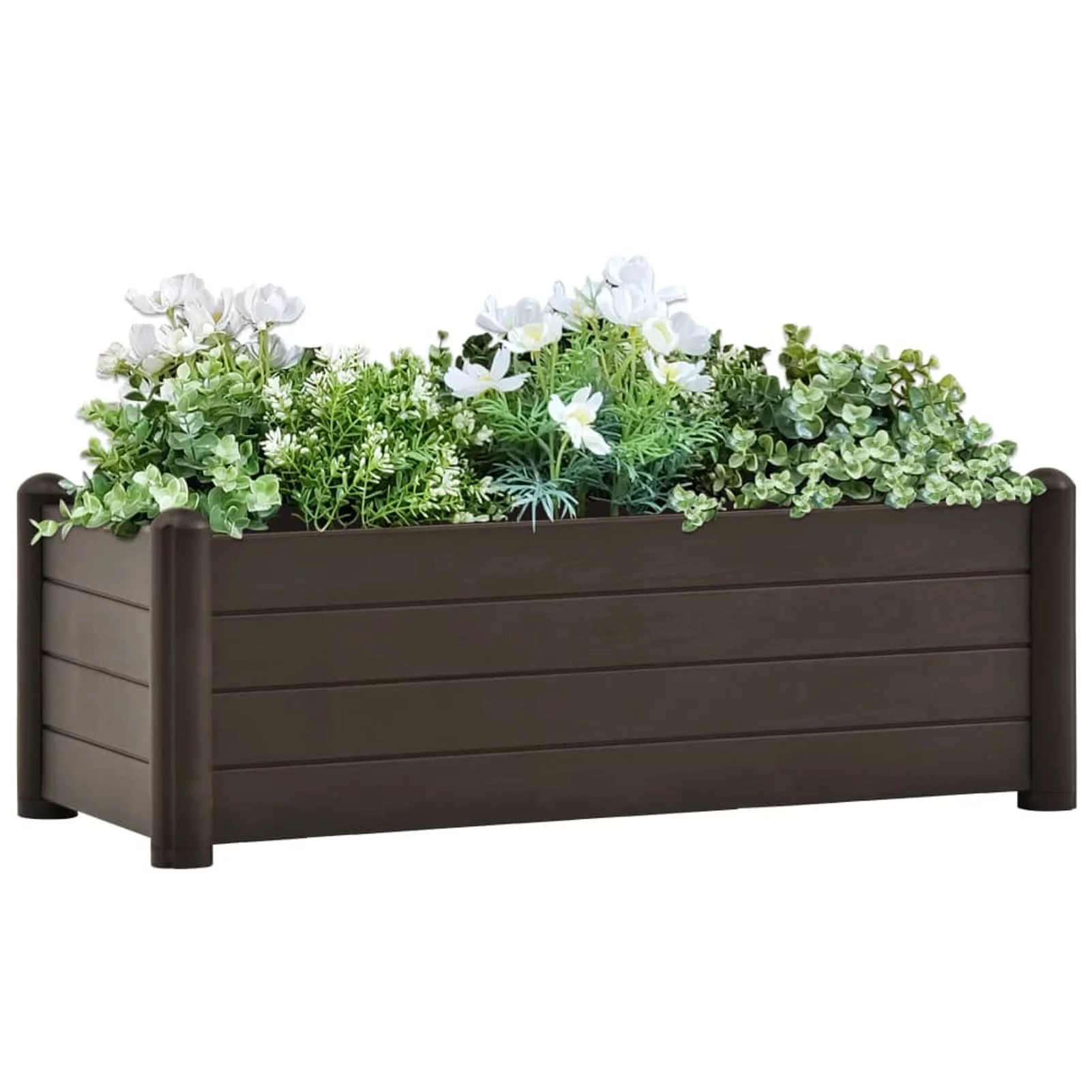 Garden Raised Bed  Mocha 39.4”x16.9”x13.8”