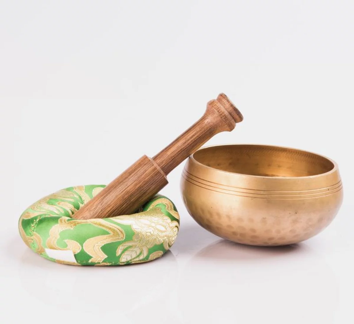 Oma 4in Singing Bowl for Yoga Meditation Hand Hammered Tibetan Singing Bowl