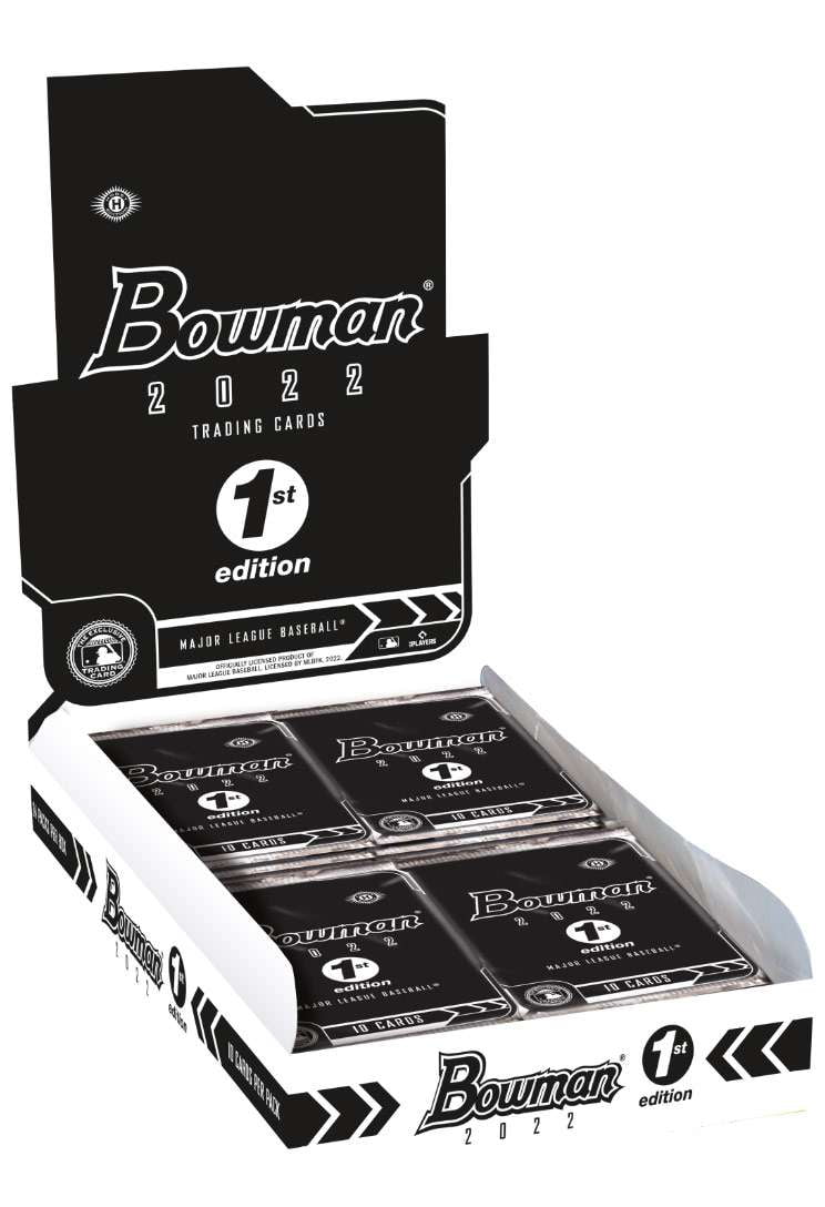 MLB Topps 2022 Bowman Baseball 1st Edition Trading Card HOBBY Box (24 Packs)